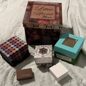 Bundle of Boxes: Decorative Music Box, Love Blooms, Tie, Watch